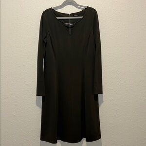 Worth Black Long Sleeve Dress